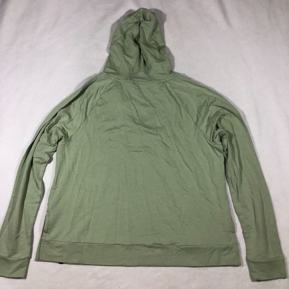 NEW Peach Womens XL Shafer Hoodie Top Bamboo UV P1481 Green NWT $89 - Picture 6 of 11